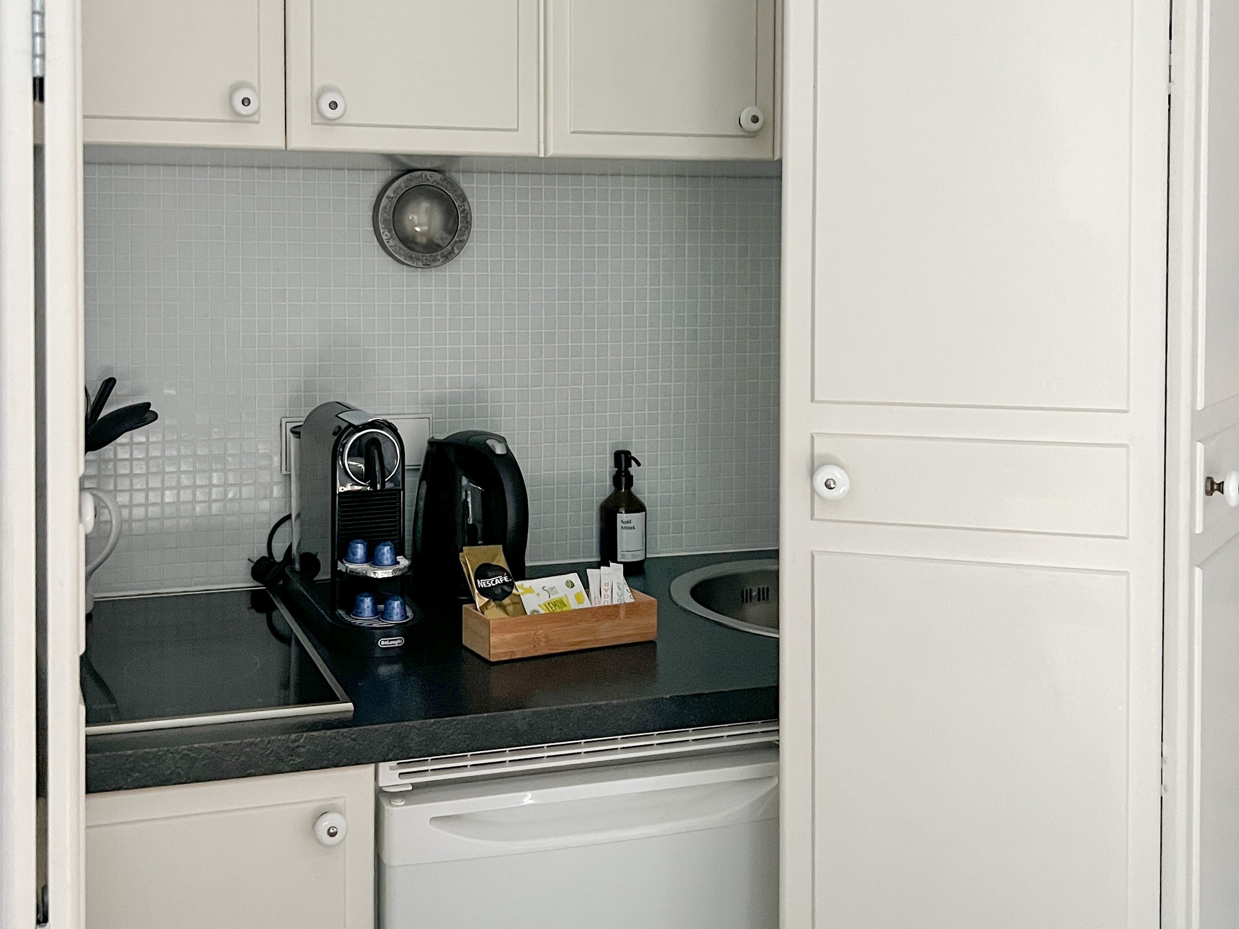 Example: A lovely little Kitchenette is part of the our Little One + apartments