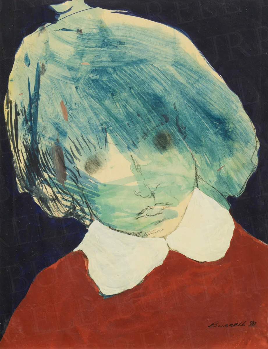 untitled oil on panel 1990 25.5x19.5cm/10x7½in