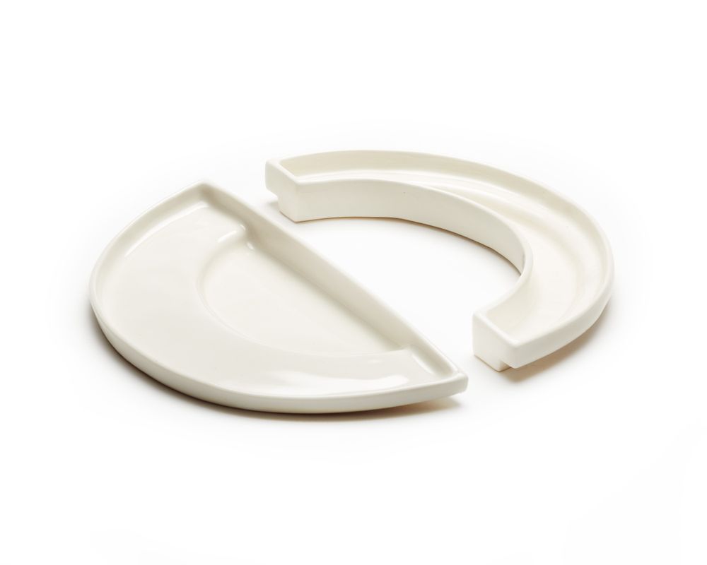 porcelain dishes by ARC objects in complimentary shapes