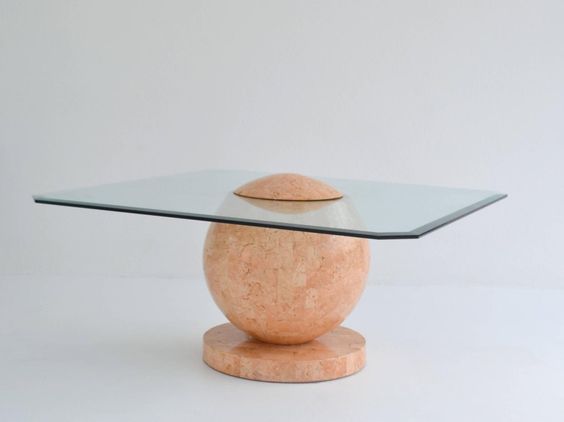 1980s Tessellated Stone Cocktail Table