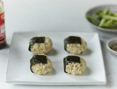 brown rice onigiri