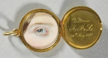 Queen Victoria’s locket, given to her on her first birthday.