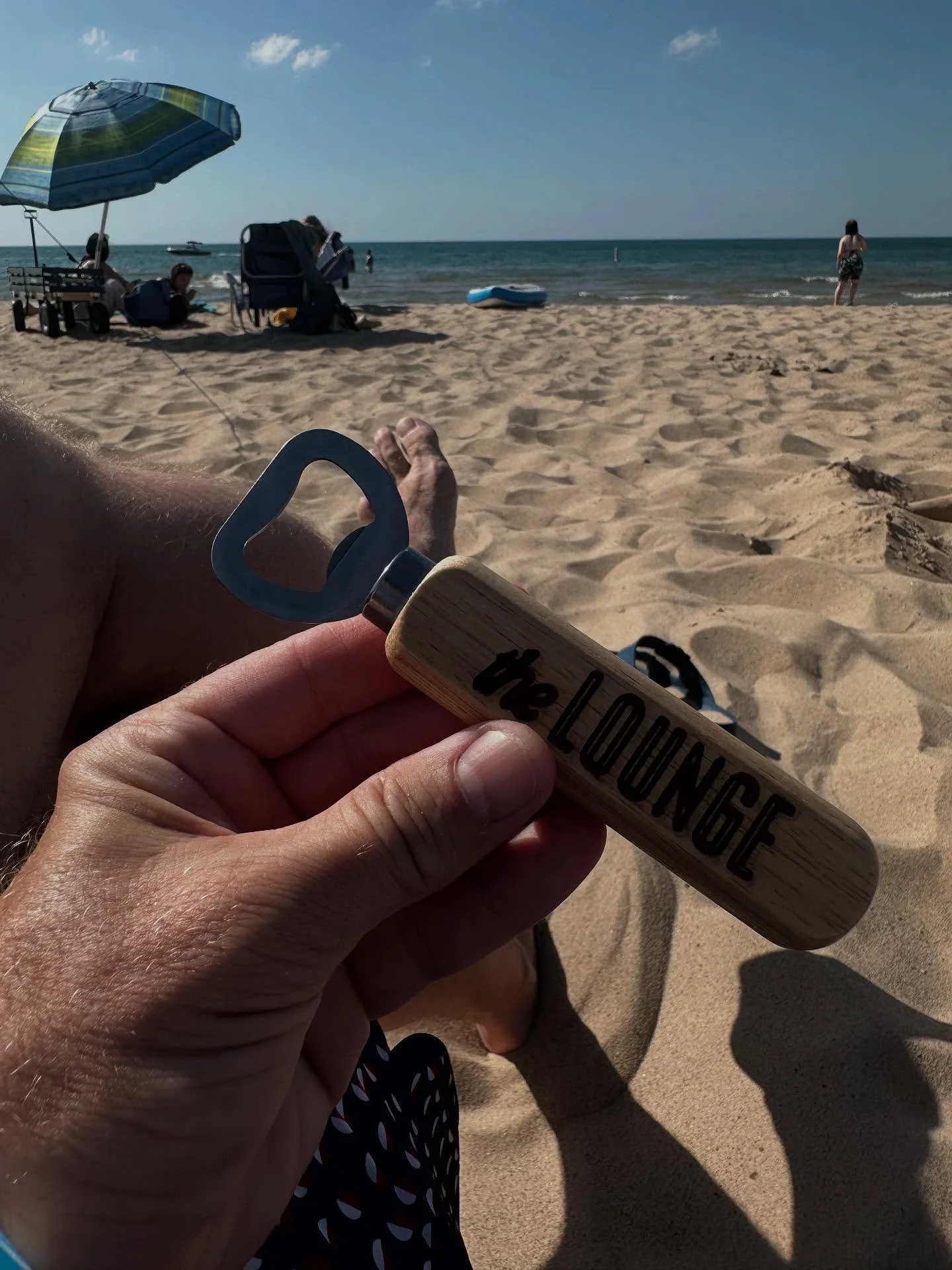 Beach days + cold drinks = better with a Bottle Buddy. 🌊🍻 Crafted with precision, built for chill. #BottleBuddy #LaserCrafted #smallbusiness