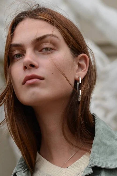 Maria black disrupted earring outlet