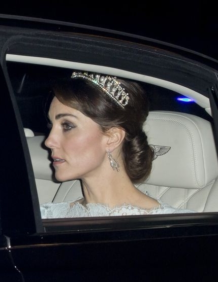After the Lover's Knot tiara was returned, it wasn't seen publicly again until the Duchess of Cambridge wore it in 2015.