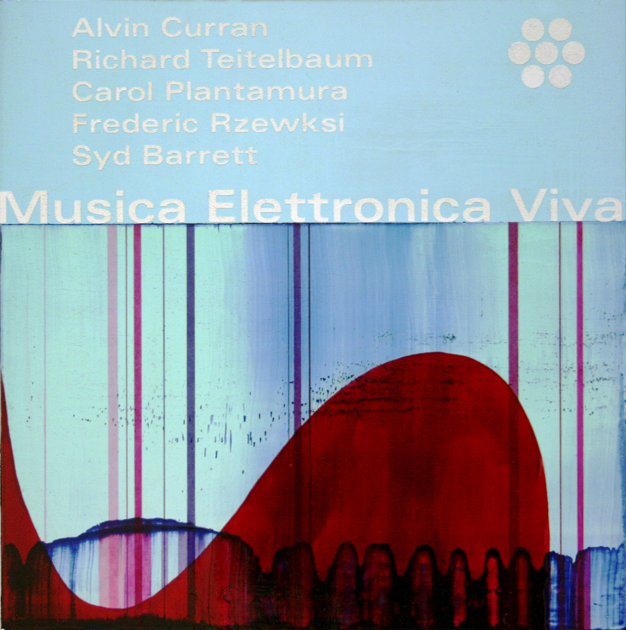   Musica Elettronica Viva  2013 Oil on cradled panel 12 x 12 in  &nbsp; 