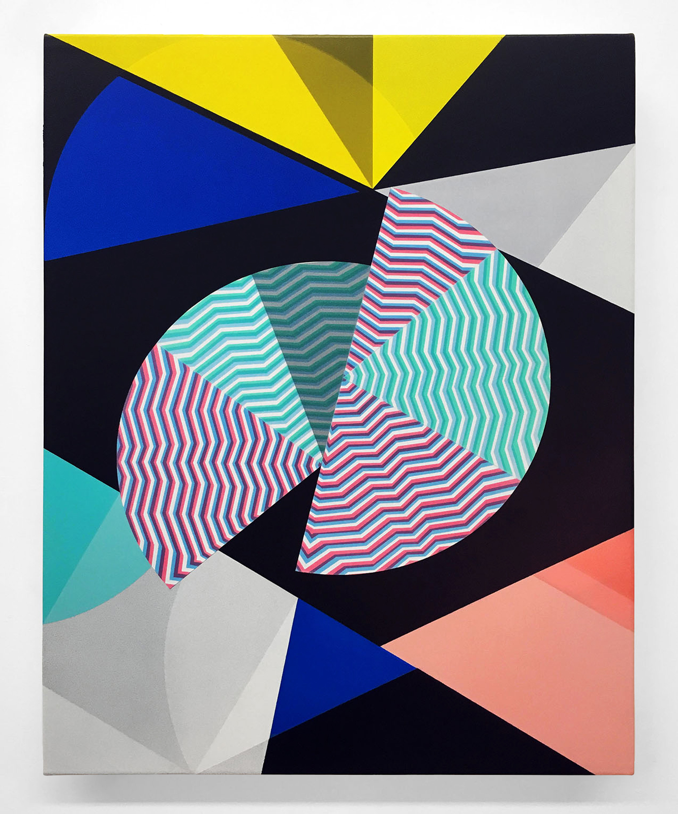 Guild for Human Music Nº. 1 2017 Acrylic on canvas over panel 20 x 16 inches