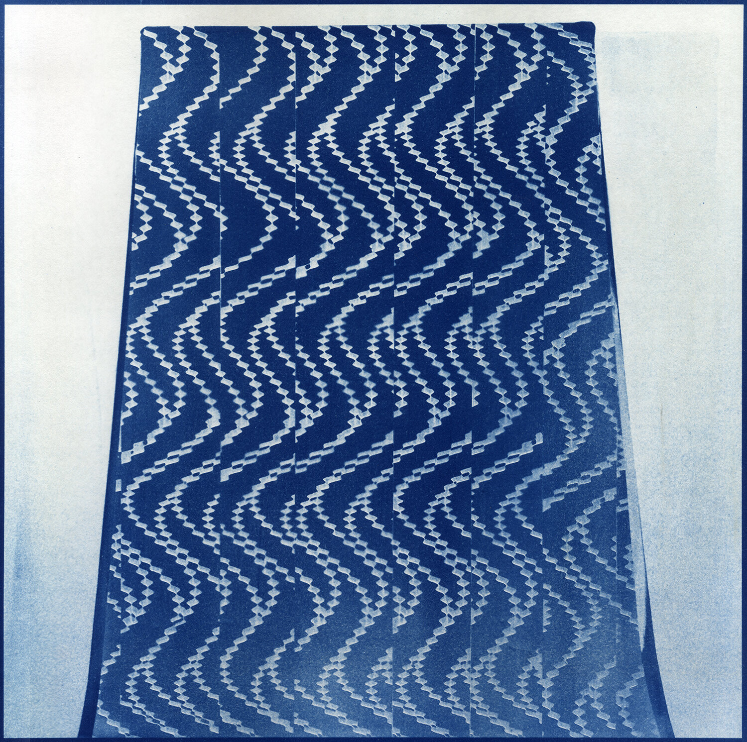   Love without Lovers Nº. 11 (cyanotype)    2015/2020 Cyanotype on paper 12 x 12 in Edition of 5 