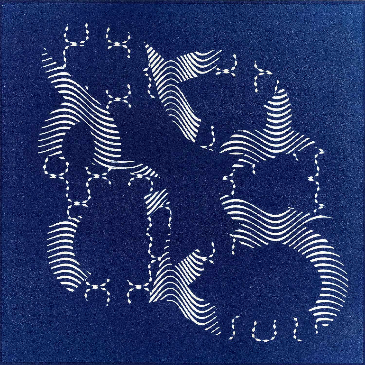   Love without Lovers Nº. 7 (cyanotype)    2015/2020 Cyanotype on paper 12 x 12 in Edition of 5 