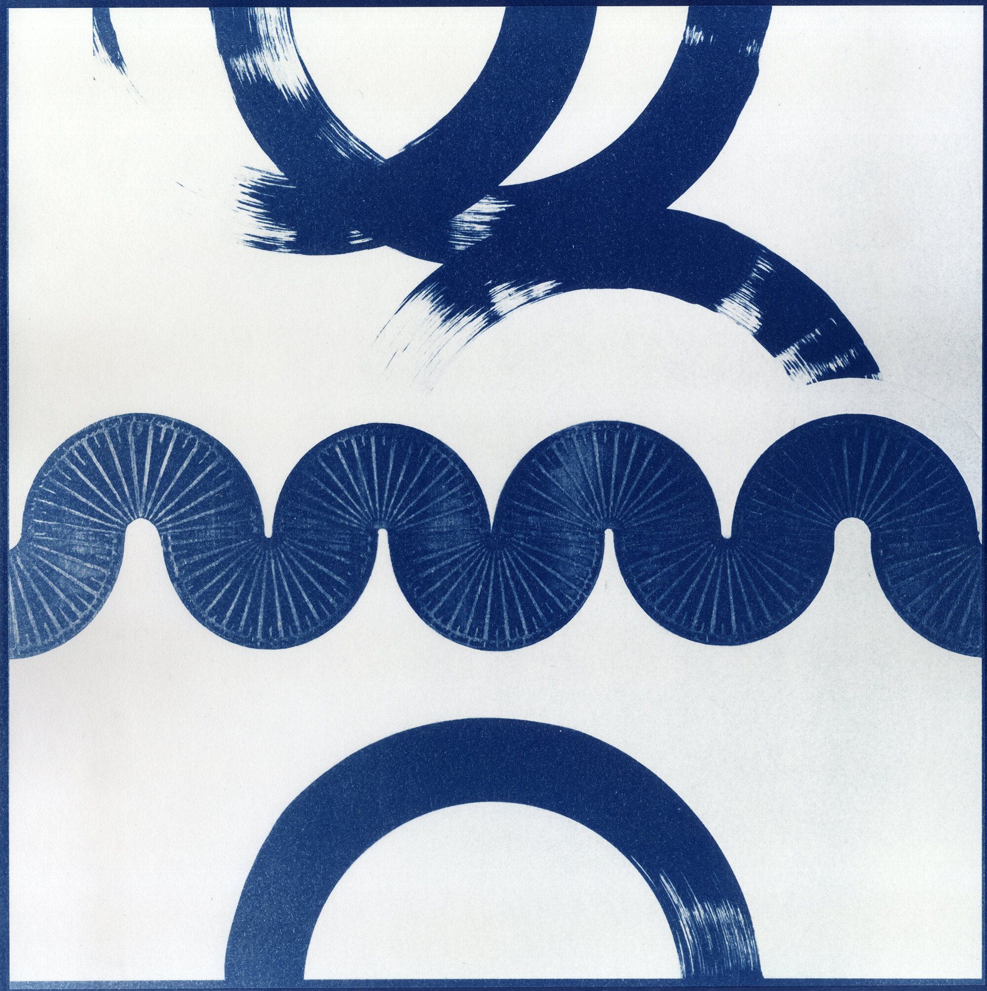  Love without Lovers Nº.  3 (cyanotype)  2015/2020 Cyanotype on paper 12 x 12 in Edition of 5 