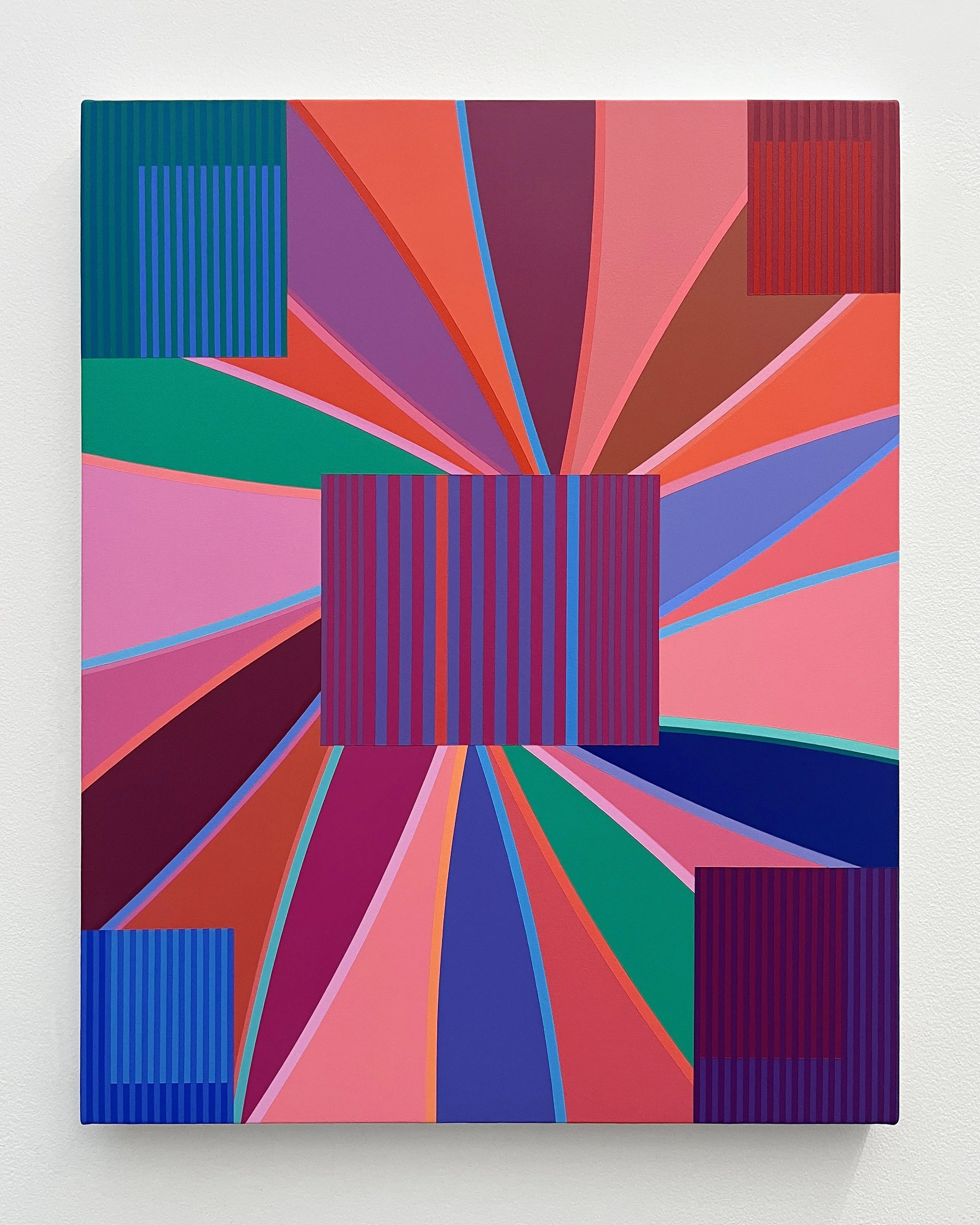   Klangfarben Nº. 1  2026 Acrylic on canvas over panel 20 × 16 in 