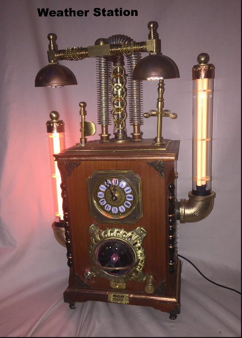 WEATHER STATION DESK LIGHT   -- At Finer Arts Gallery