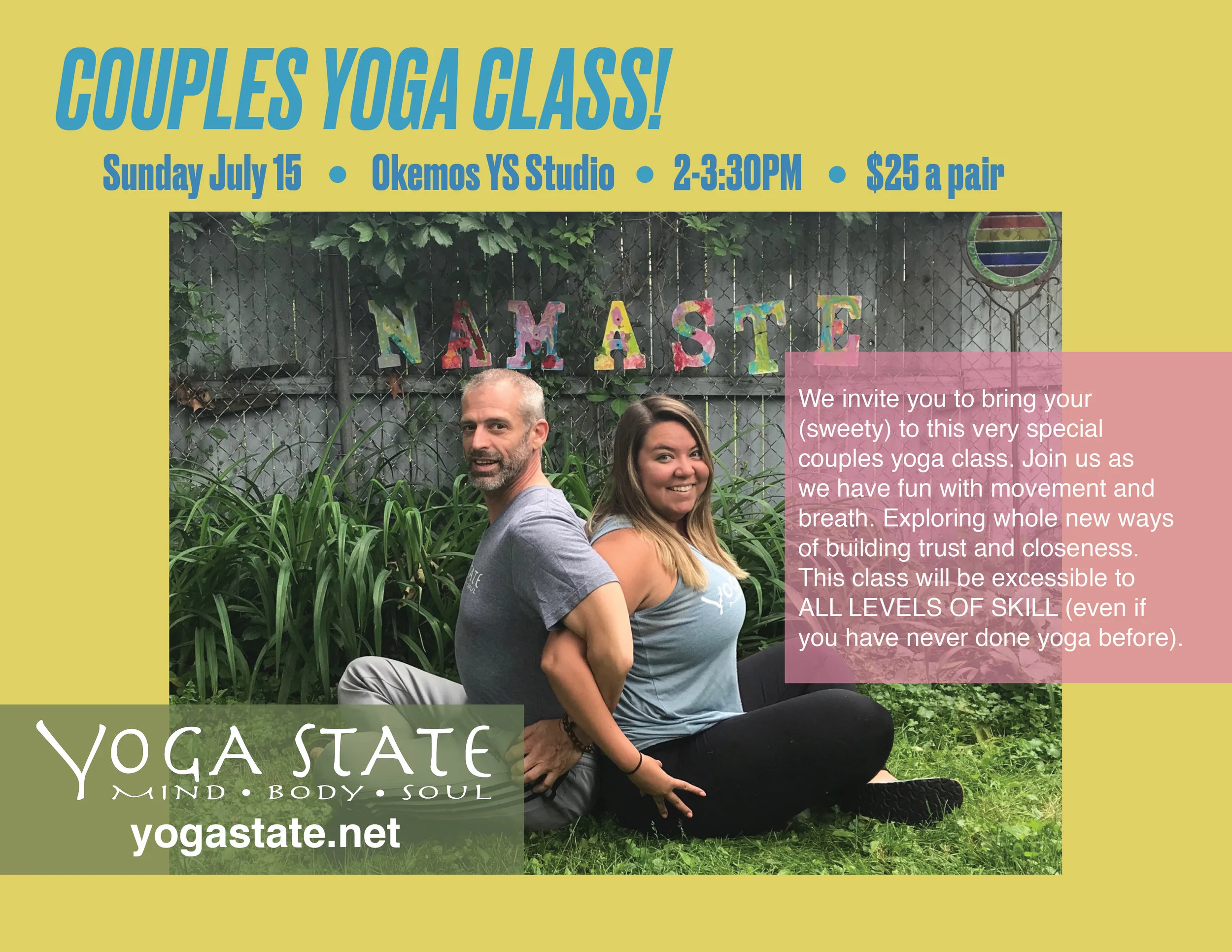 Couples Yoga Workshop