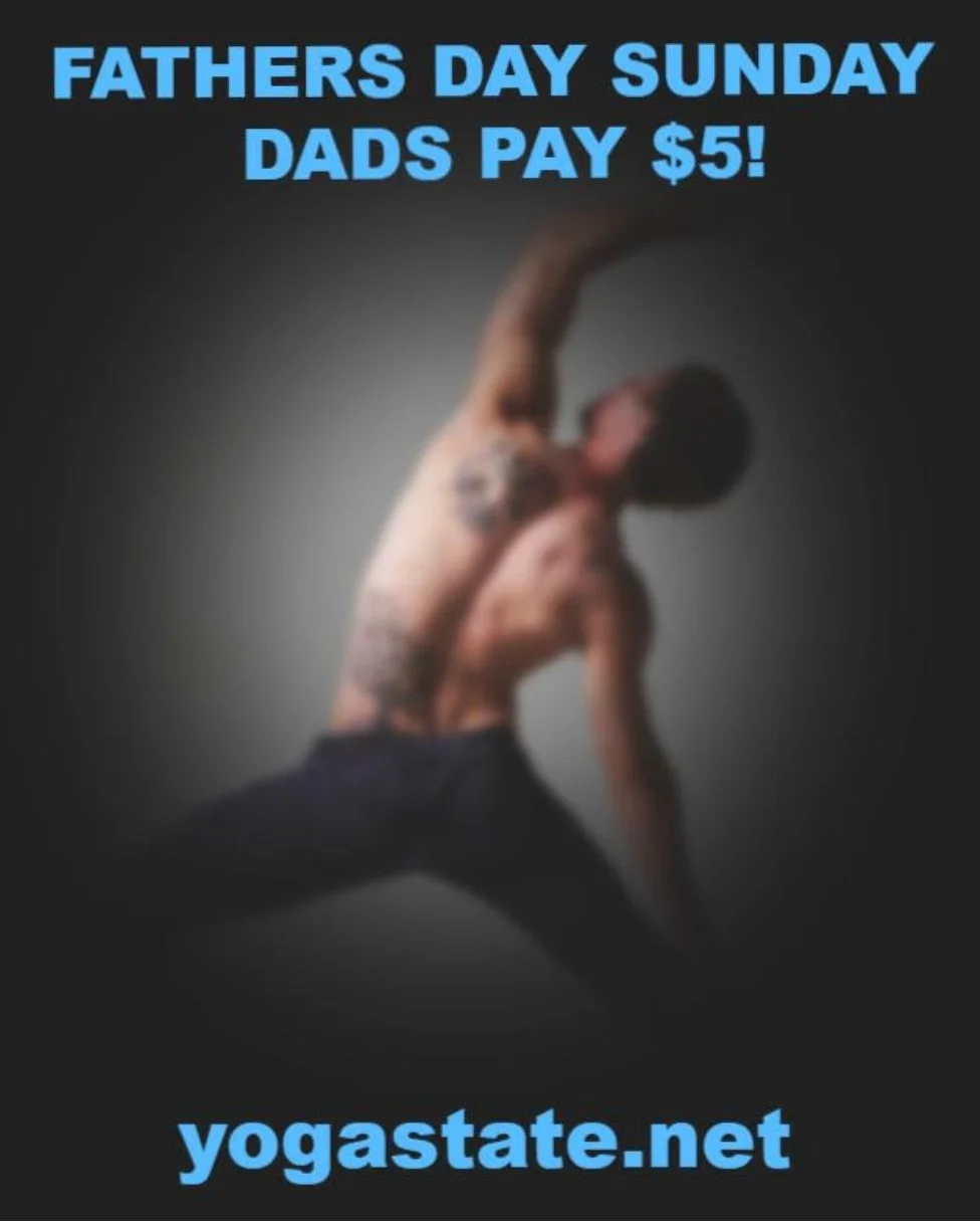 Father;s Day Yoga $5