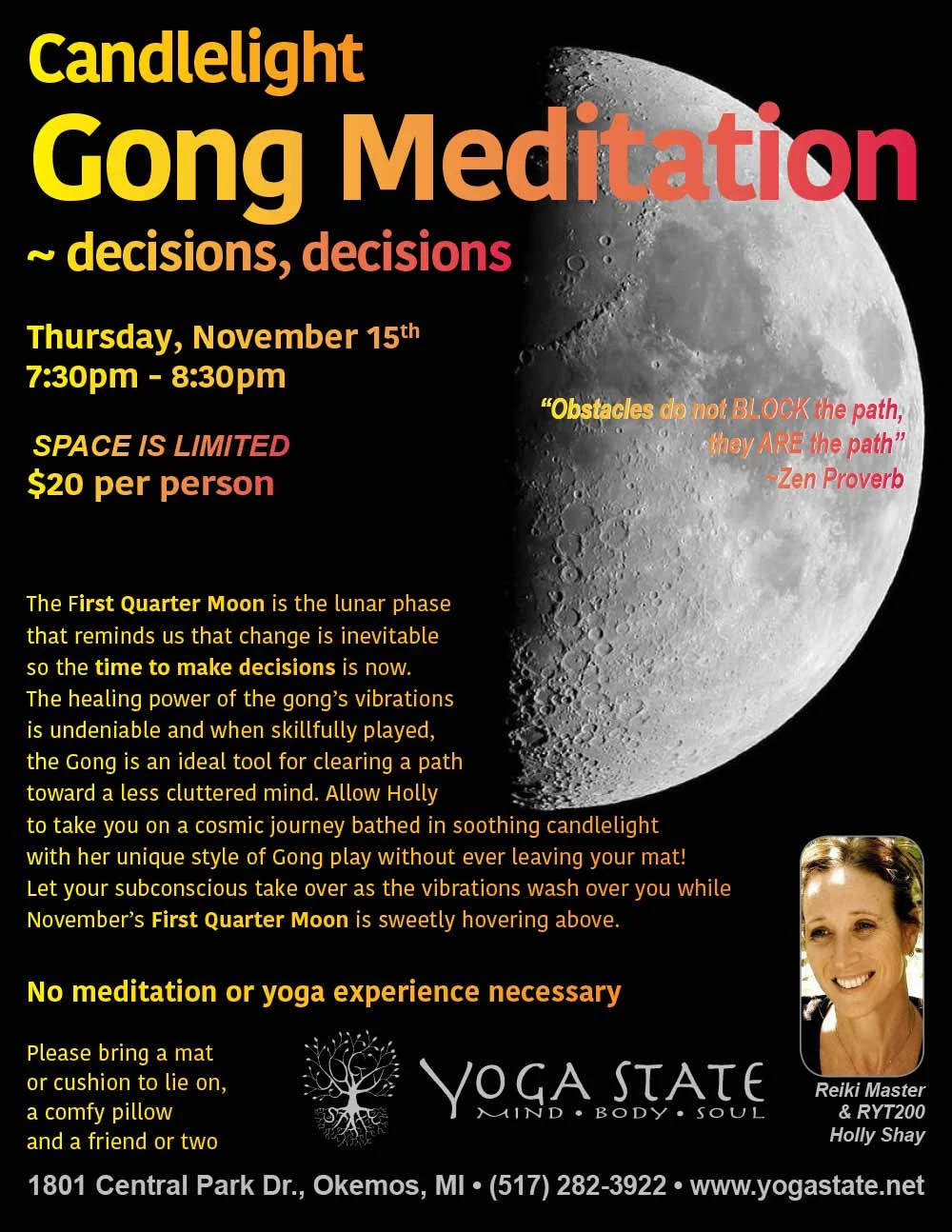 Candlelight Gong Meditation