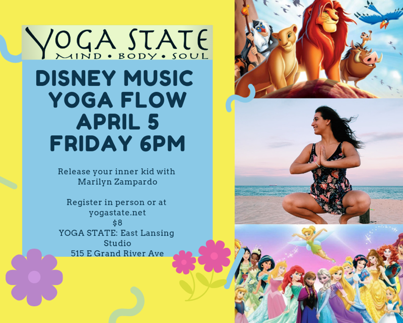 Disney Music Flow Yoga - East Lansing