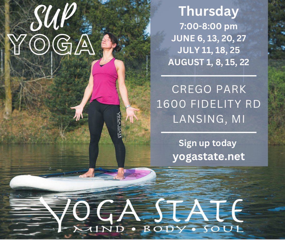 Have you started thinking about what to get your mom yet? Mother's Day is coming up really quickly and we have the perfect gift idea! Stand Up Paddle Board Yoga!! Thursdays in the summer at 7pm! Buy a 5 class pass with or without a board rental. You 