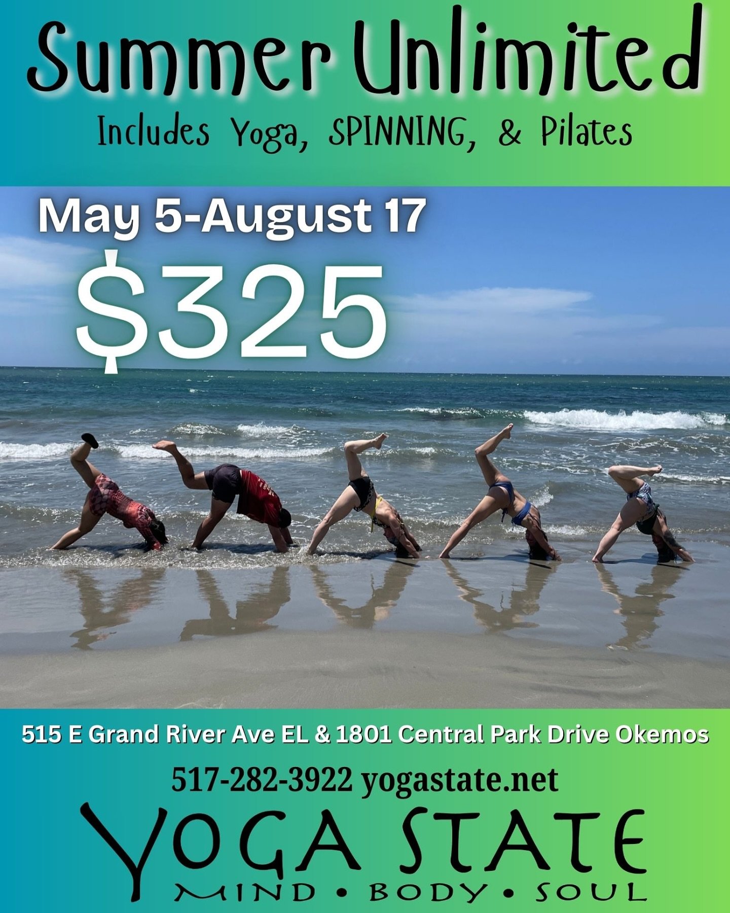 Here's the very best deal to keep you consistent through the summer! Consistent movement isn’t about being perfect! it’s about feeling stronger, clearer, and more connected to your body. It starts with one class!
You can sign up for this