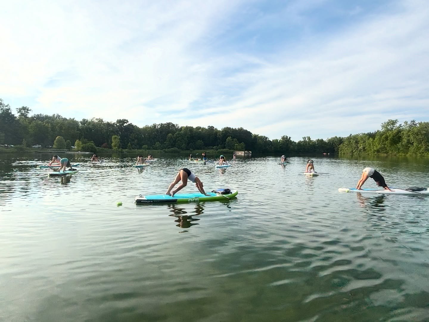We can't stop thinking about last week's Paddle Board Yoga Class!
There's still one or two of our boards left for class tomorrow! If you have a board, bring your own!
Can't wait to see you on the water!
#supyoga #eastlansing #puremichigan #yogaon