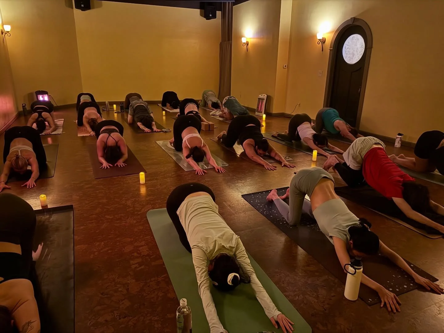 Thursday
7am-O Ride Yogi Ride with Laura
8am-EL Hot Pilates with Esme
5:45pm-O Hot Vinyasa with Bry
5:45pm-EL Soul Sweat Vinyasa with Grace
7:00pm-O Hot Vinyasa with Sofia
7:15pm-EL Funky Flow with Samantha

Friday
9am-EL Core Strength Yoga with Sofi