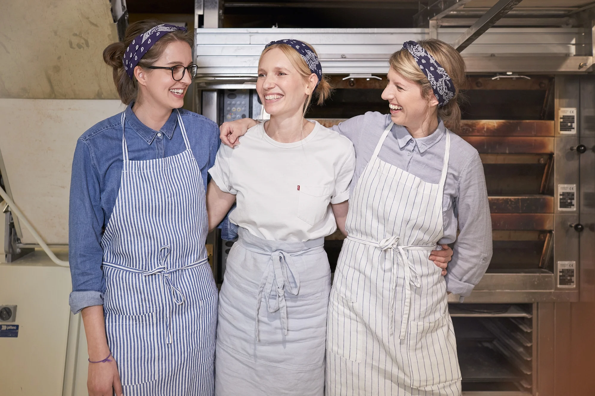 von links nach rechts: Melanie, Sibylle und Karin 