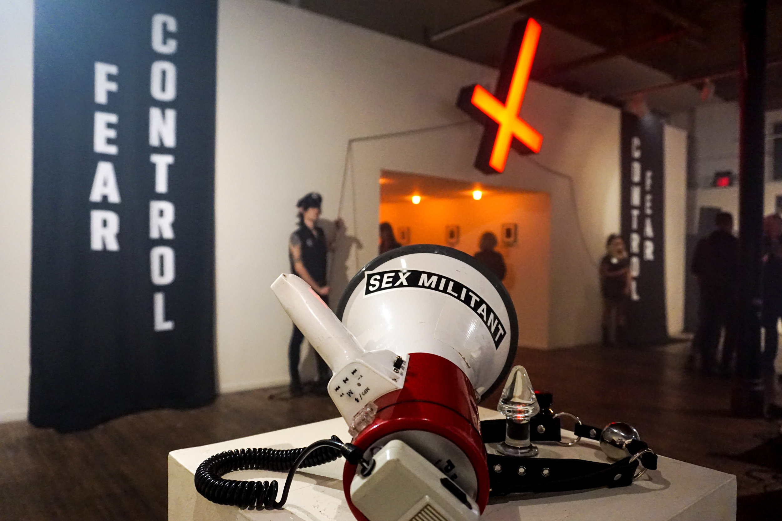 "SEX MILITANT" installation view.