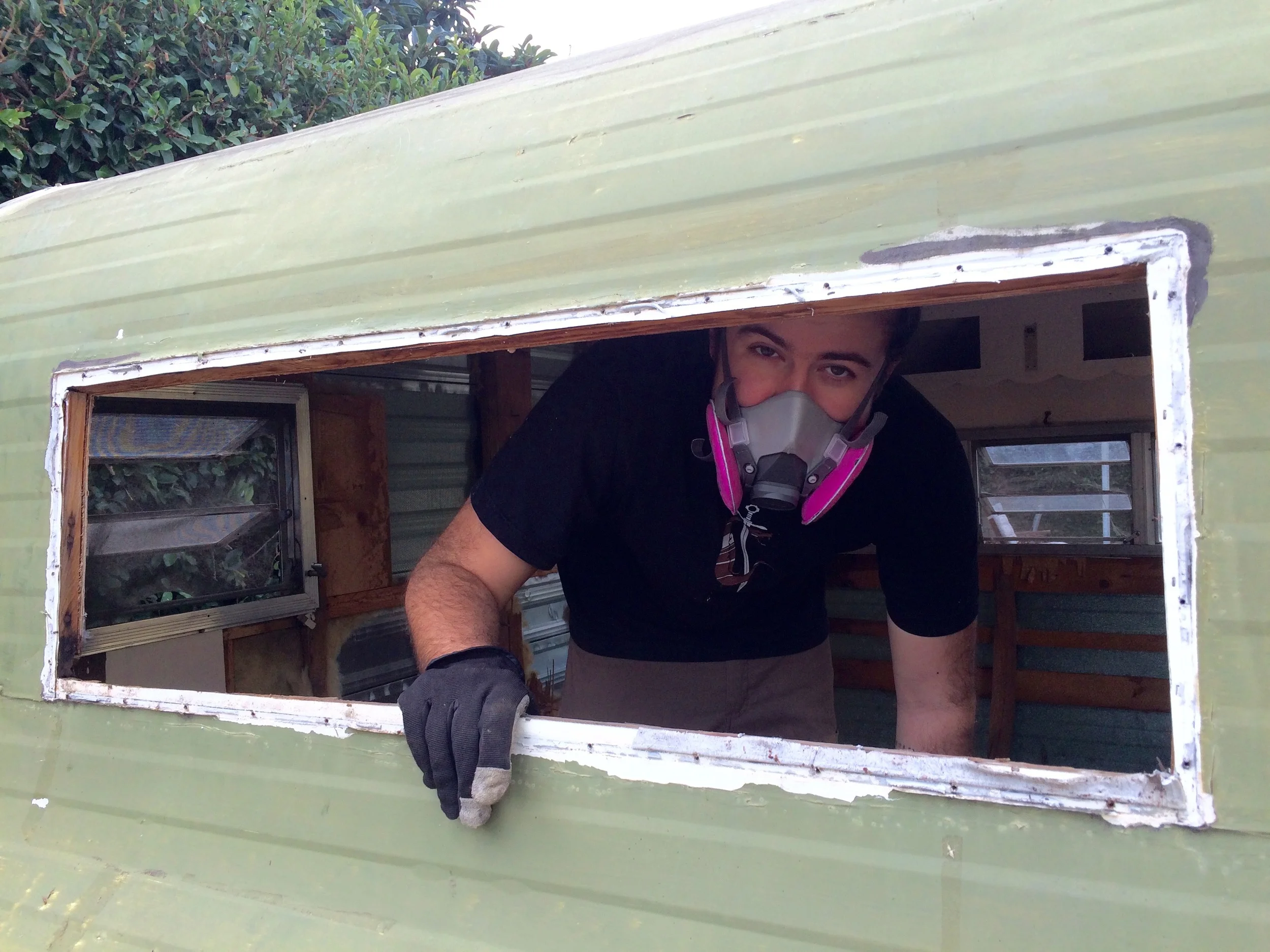 Chris removing windows like a pro