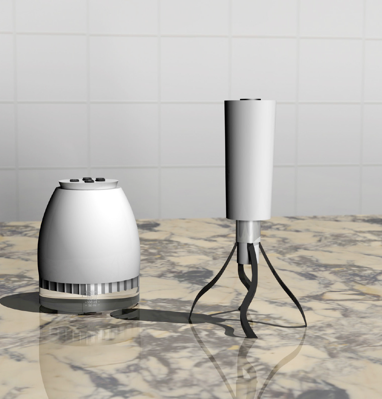 Kitchen Robot Renderings