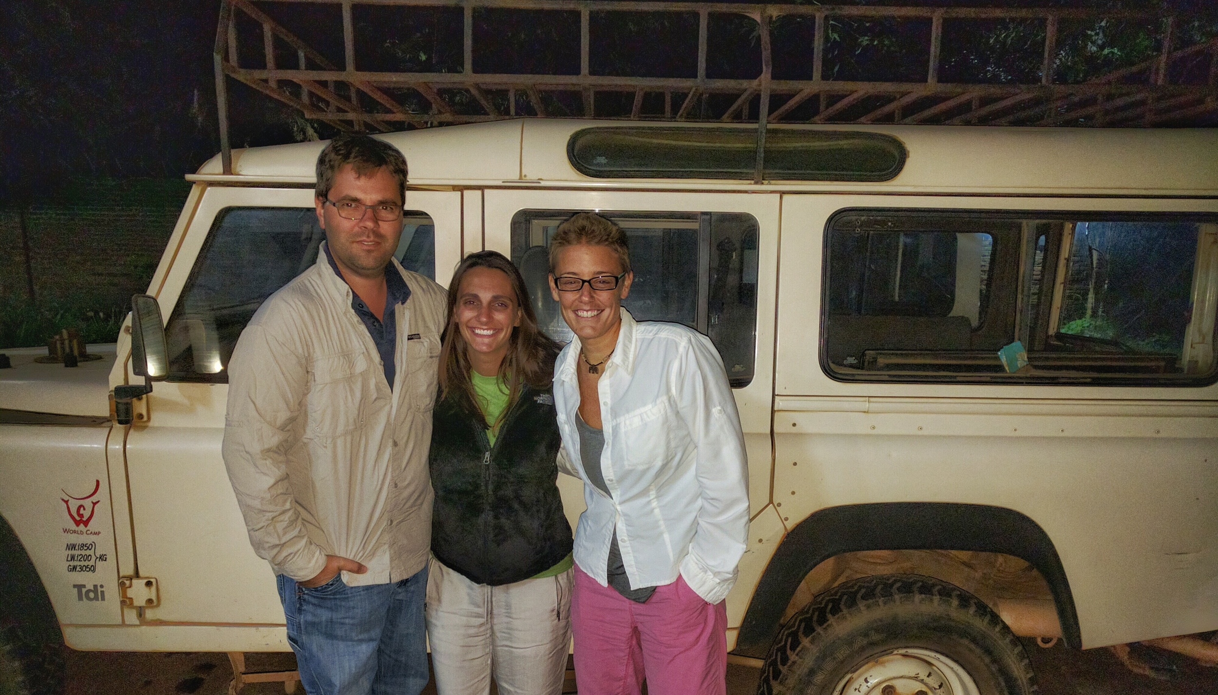 Dr. Amber Newell, Dr. Baker Henson, and Dr. Jenn Mullarkey arrive at the Access Health Africa Hub in Malawi.