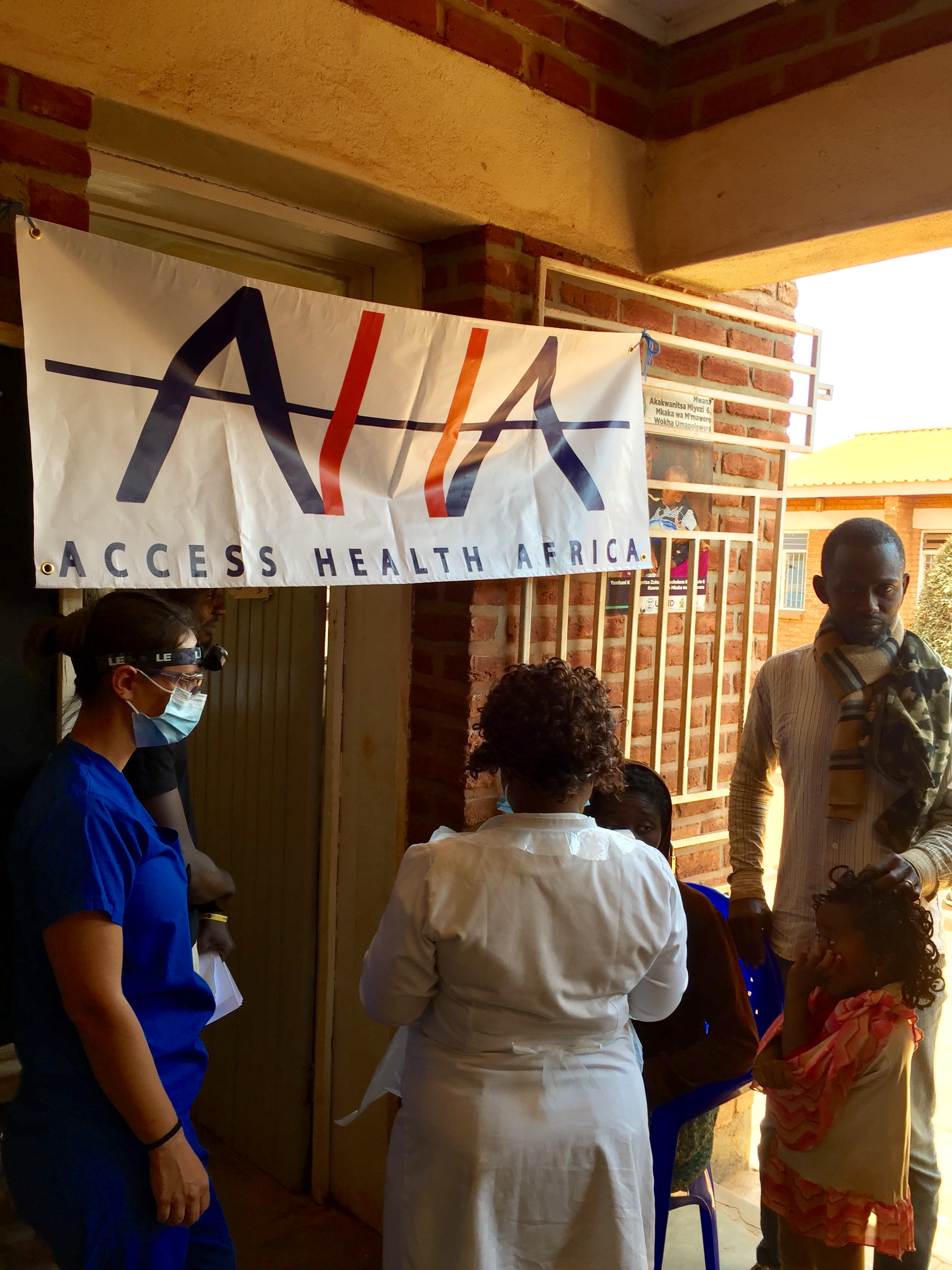 AHA Dental team prepares to hold Dental Clinic at Dzaleka Refugee Camp on July 20, 2017