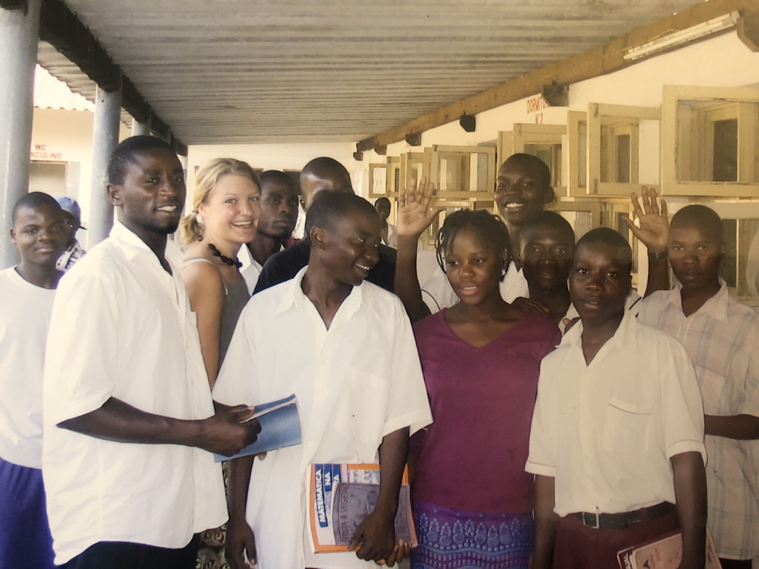 Ali with her students