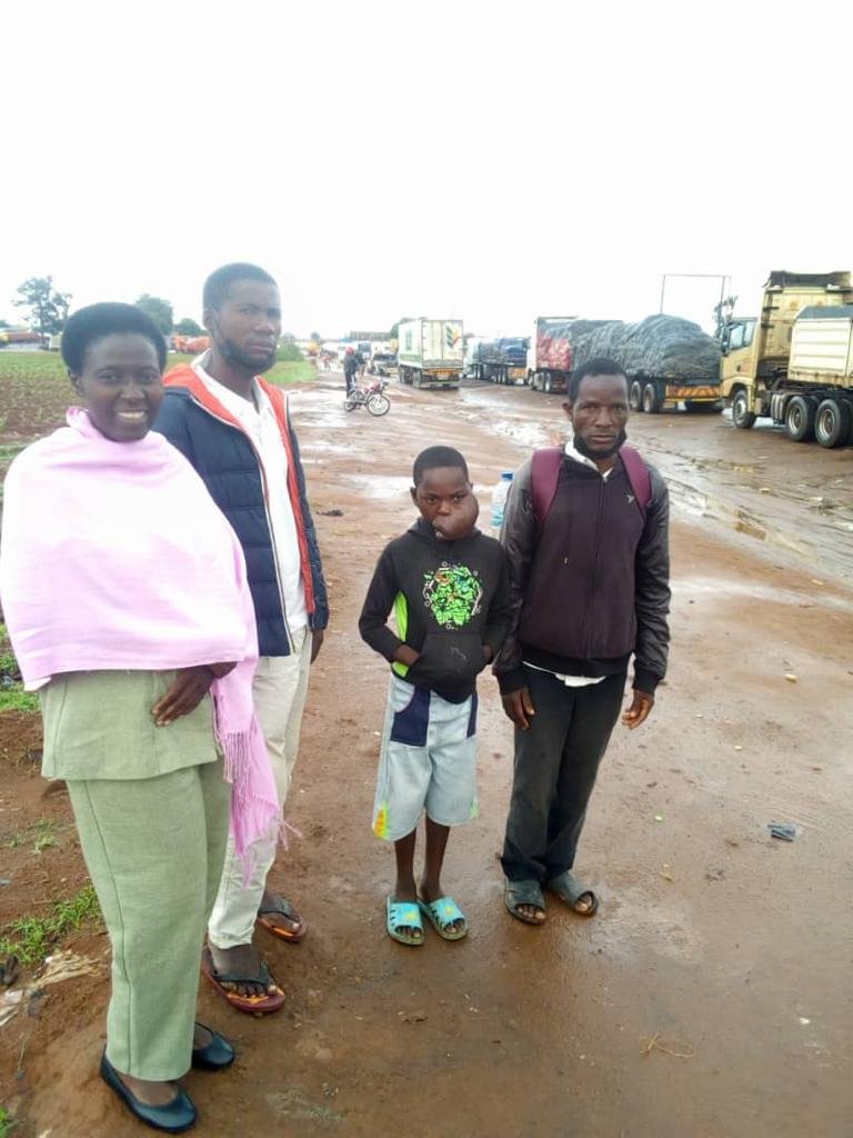 Mphatso's advocates pose for a picture.