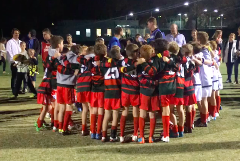 Ready for our U8 and U9 teams to play hard and belt out the Ashy club song for the last time this season!