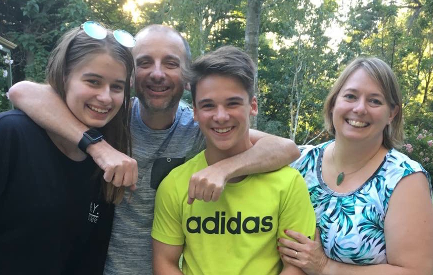 Karly, Marty, Aidan and Lisa Browne - An Ashy family, through and through
