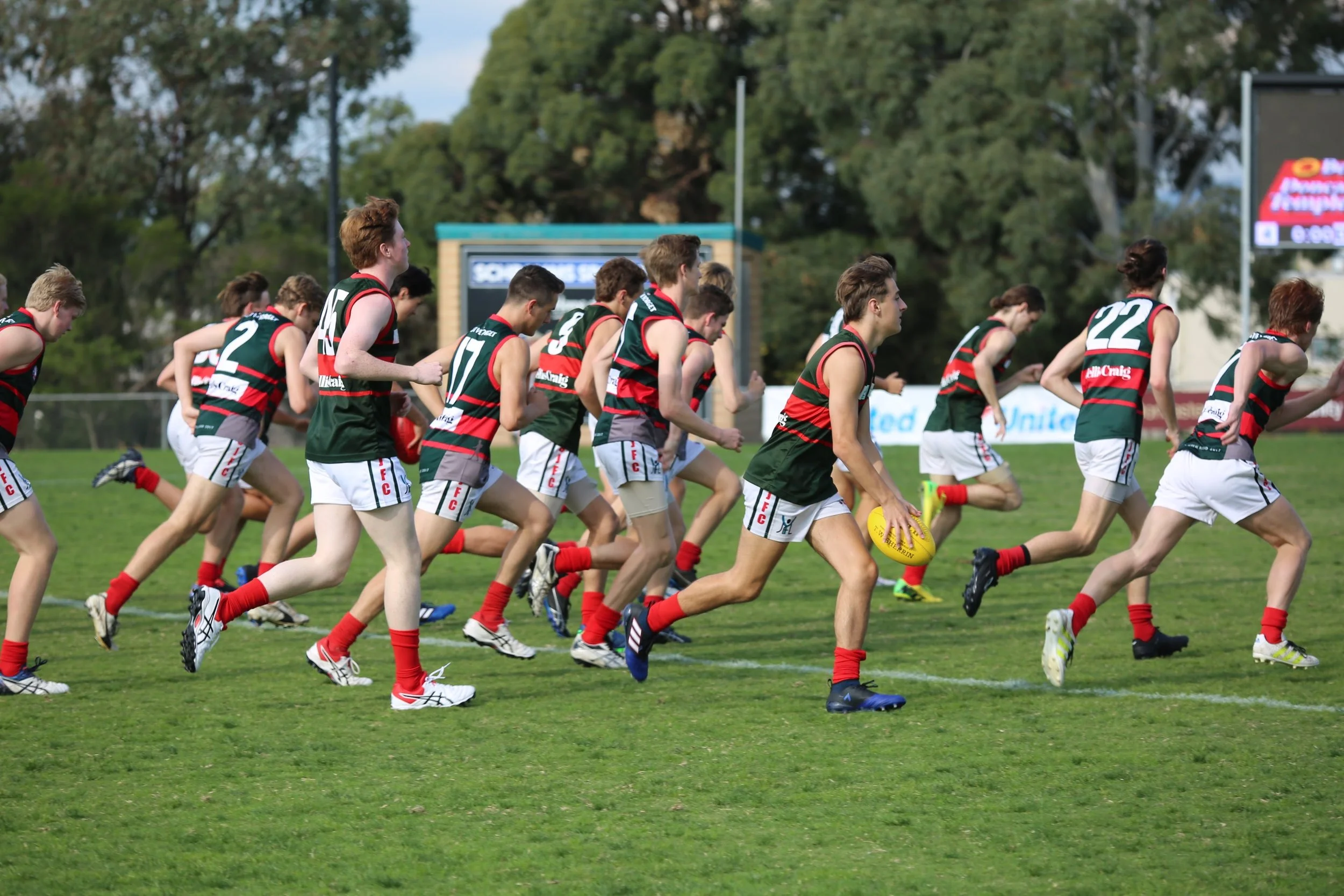 Deliver Group's Colts Red take to the ground in Round 1