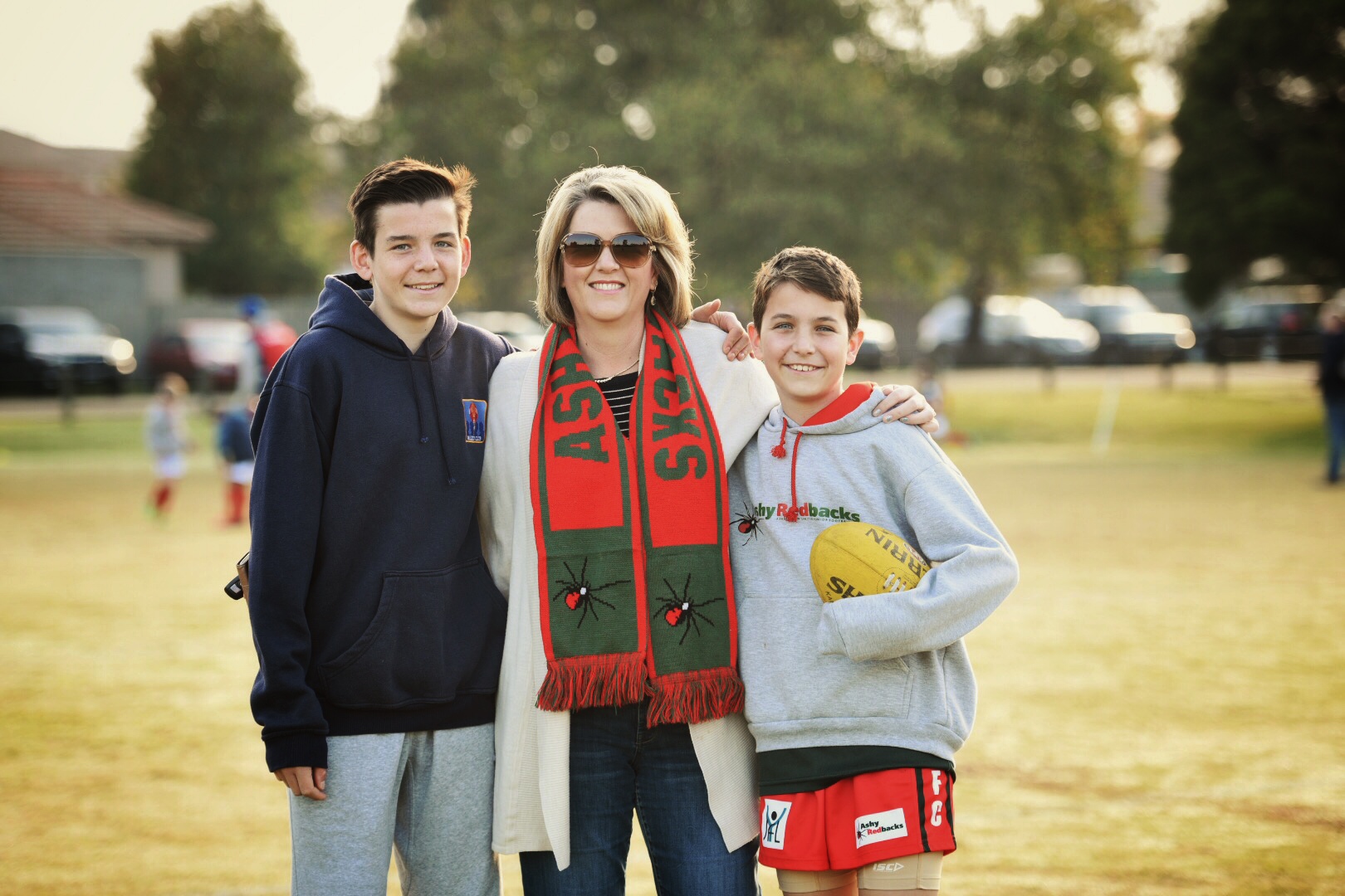 Round 4 was Mother's Day Round at the Ashy Redbacks - thanks to Gavin Blue @gavinbluephoto for this fantastic photo of Amanda Sellers and her sons Tyler and Alec