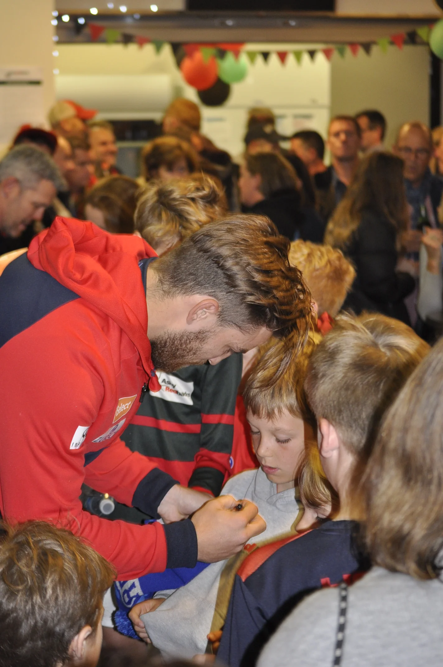 Jack Viney returned to the club last season to present Rising Star Awards.