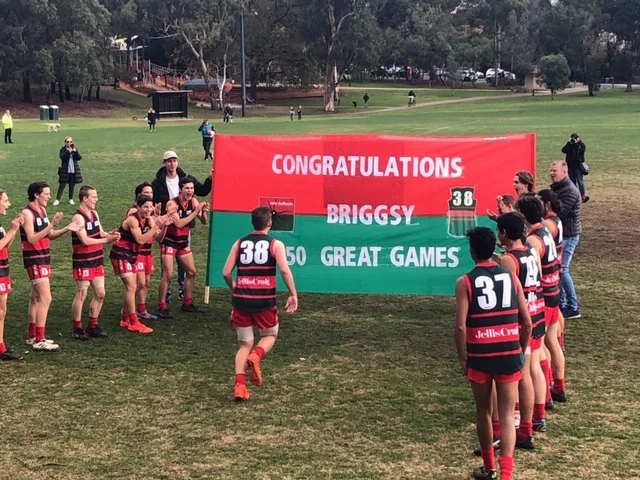 Congratulations Sam Briggs on achieving 150 games - an enormous milestone shared by few.