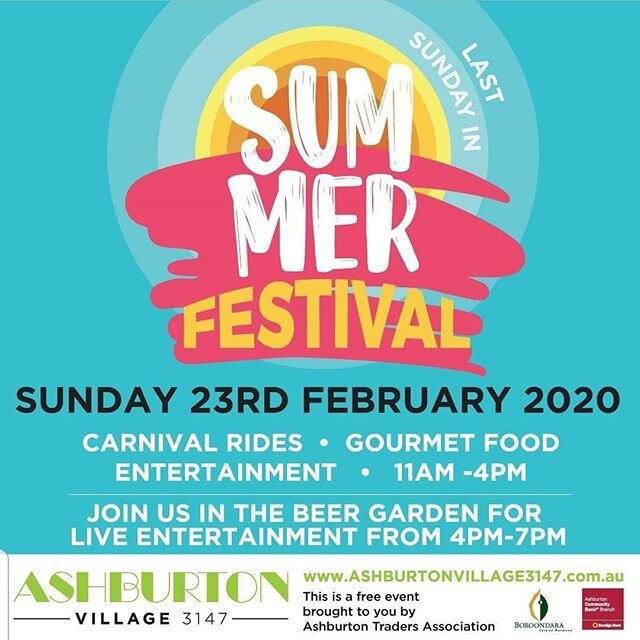 It's that time of the year again!

Ashy Redbacks are proud to announce that we will be running a stall at the Ashburton Summer Festival on Sunday 23rd February 2020! 🔴💚🔴💚 Come down and visit the stall for the handball competition, $50 Ashy mercha
