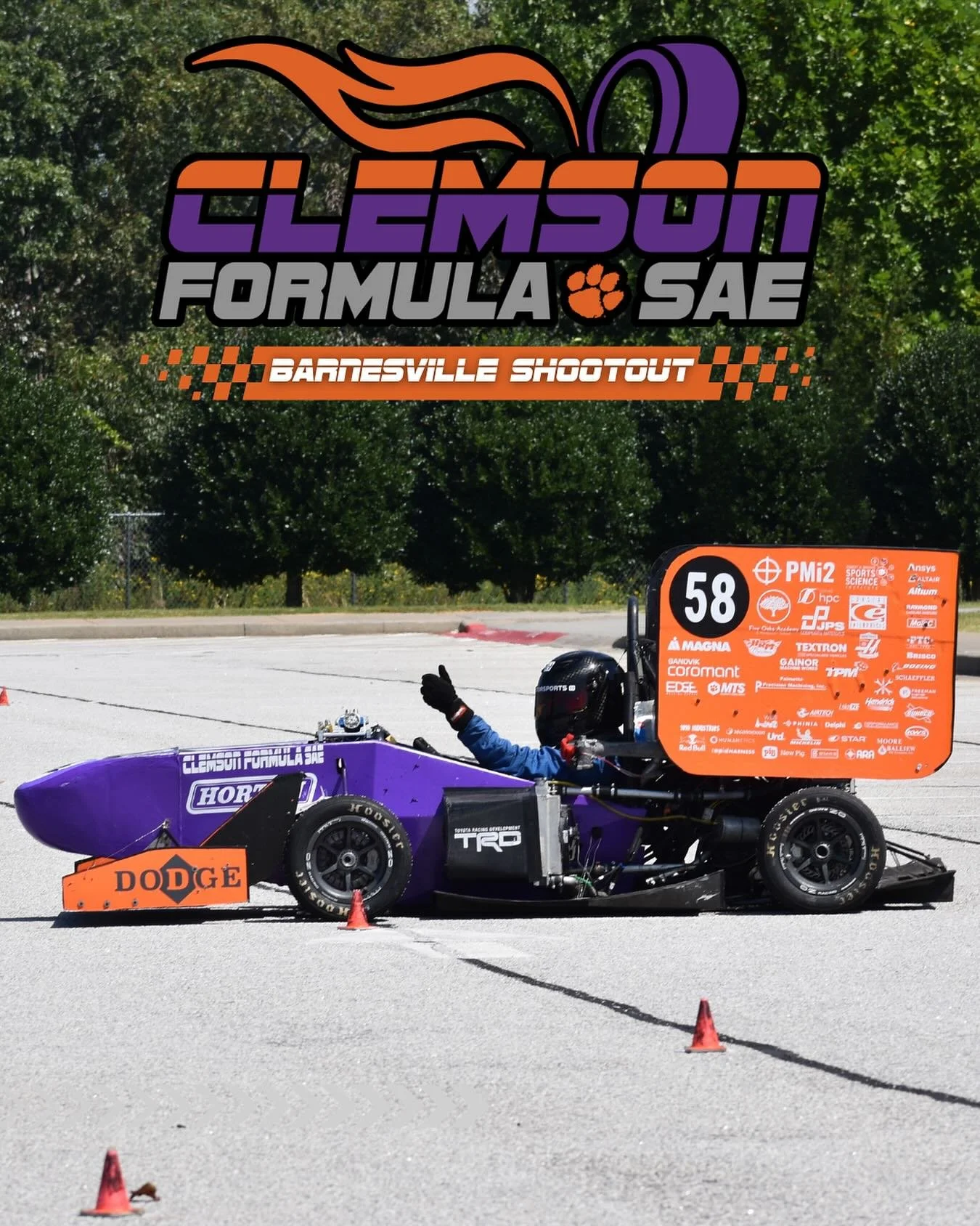 This weekend, Clemson Formula SAE will be competing in the 2025 Barnesville Shootout, hosted by Kennesaw State University. This marks the final competition for the Tiger 25 &mdash; let&rsquo;s finish strong, Go Tigers!

#Tiger25 #ClemsonFSAE #Formula
