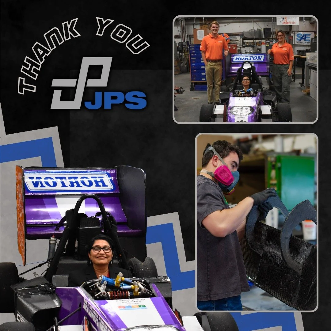 Huge shoutout to our sponsor JPS Composites for their continued support of our team! Their donation and the carbon fiber they provided has made a huge impact on helping our composites division produce parts for the Tiger 26.

#clemsonfsae #JPS #spons