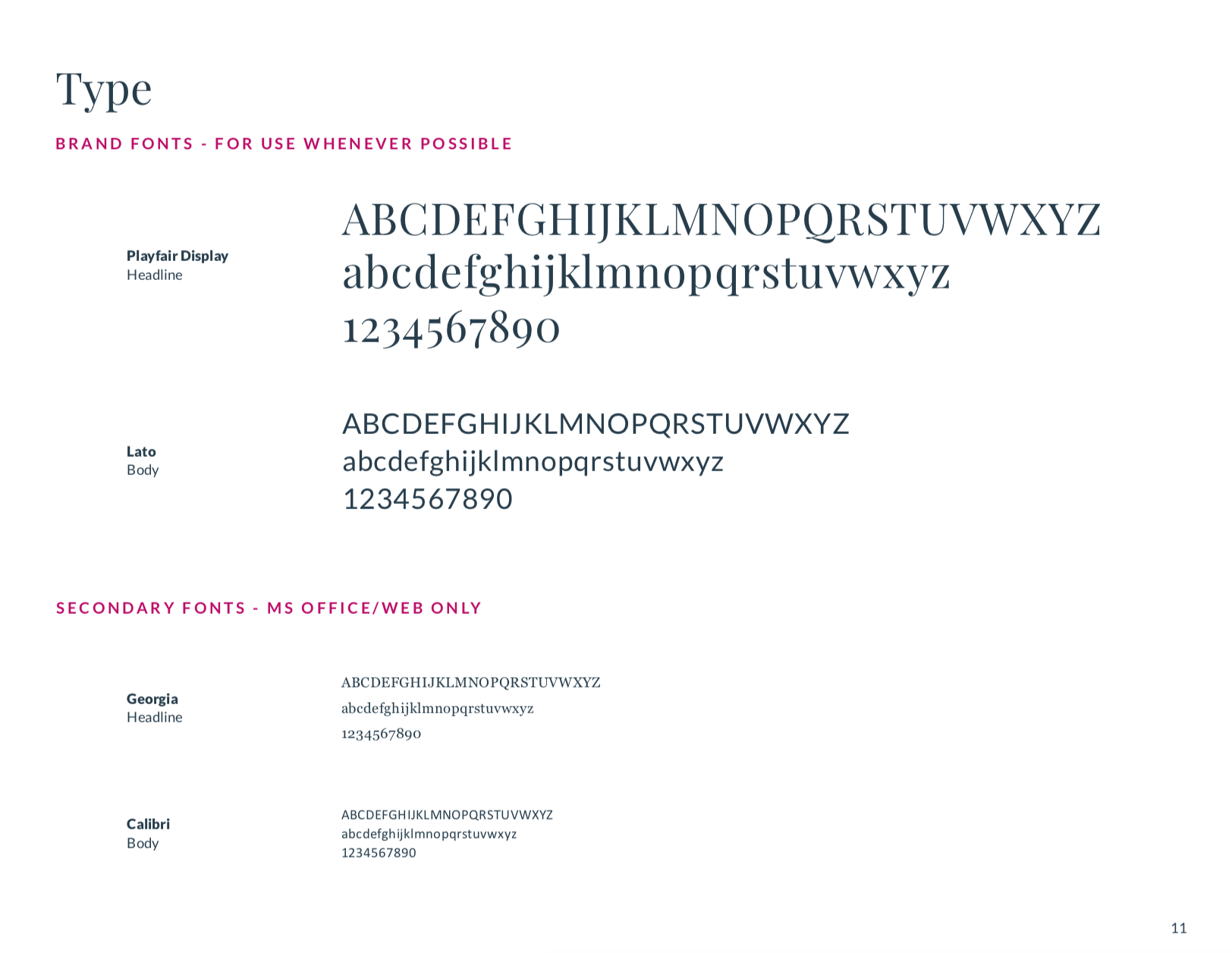 TOL typefaces
