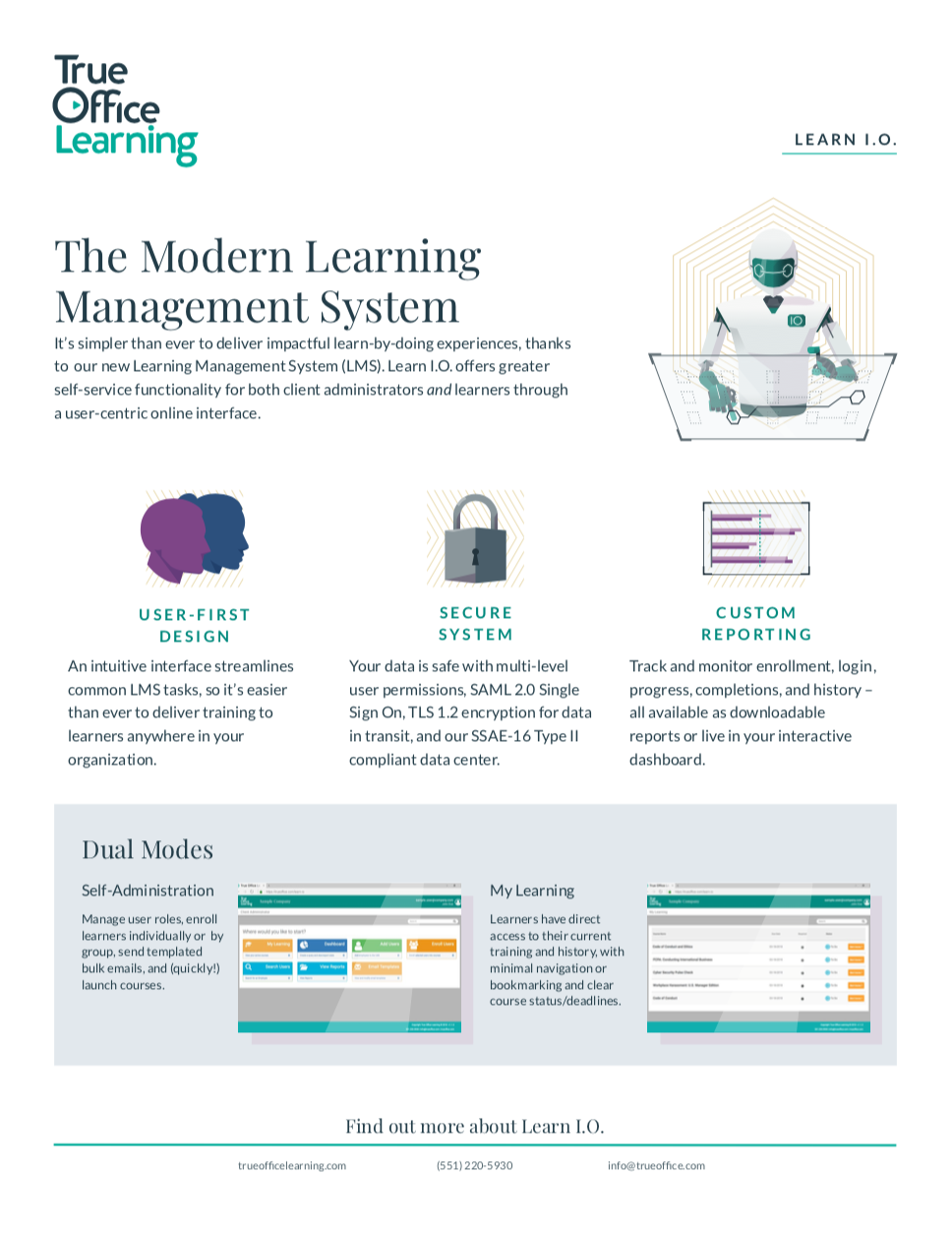 Learn I.O. one pager