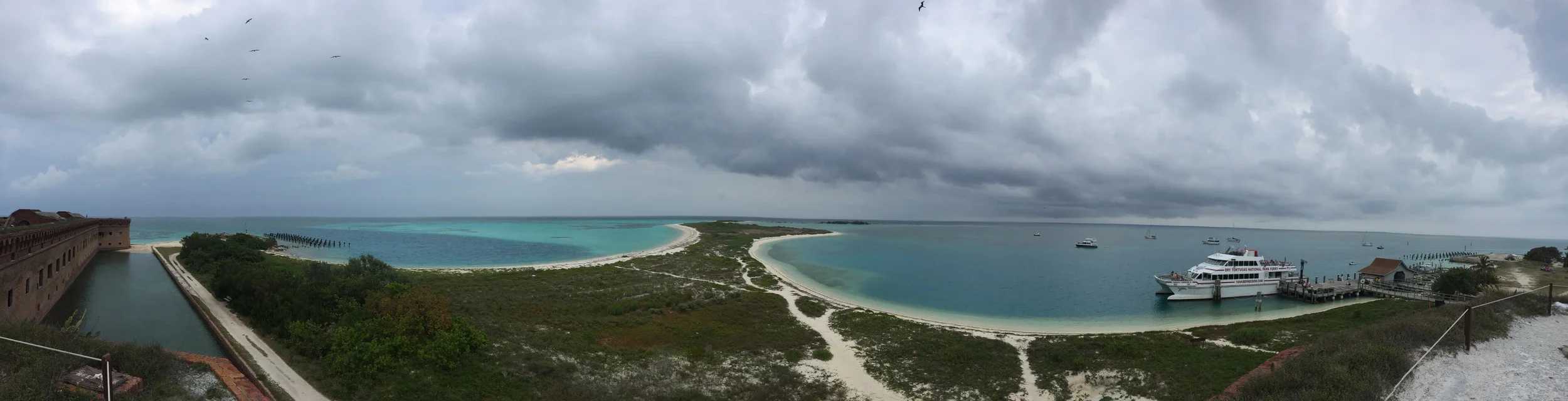 Panorama from the top of the fort. Click to view full screen!
