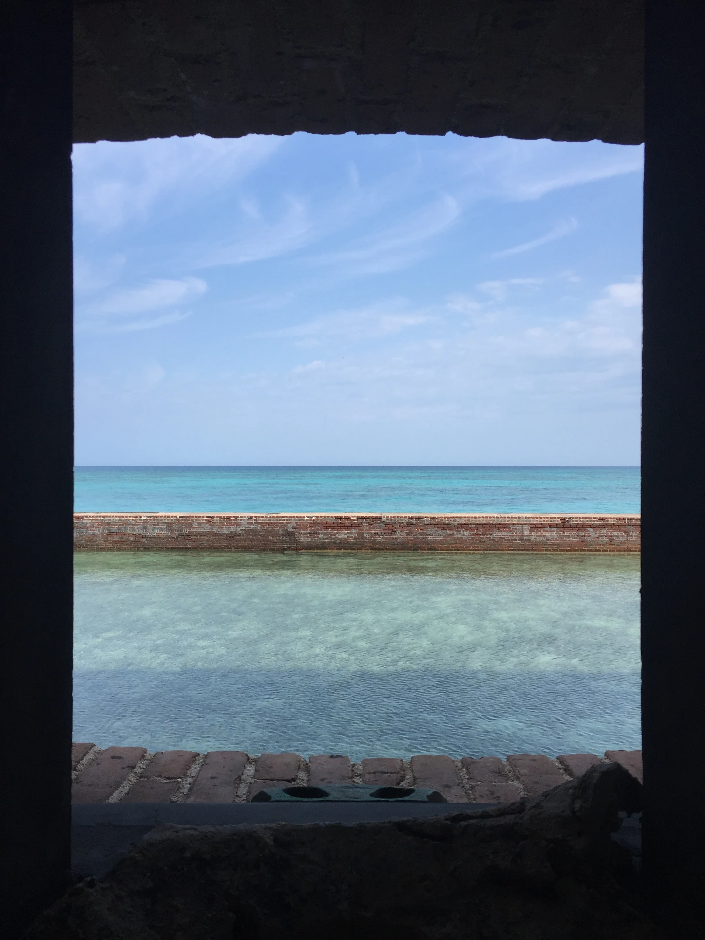 I explored the inside of the fort a little bit, before the Yankee Freedom arrived flooding the island with tourists for the day