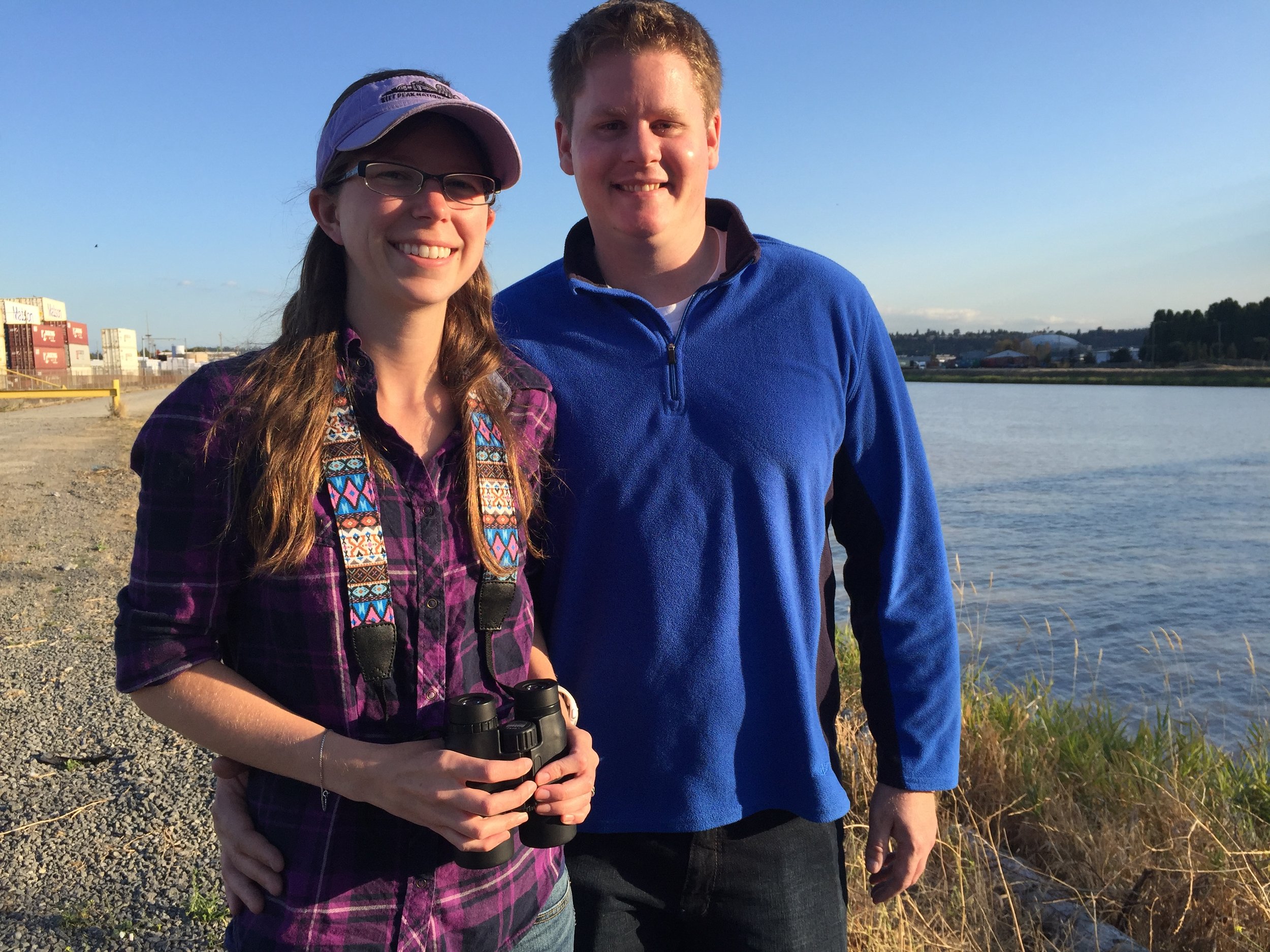 Today I birded with Meghin and Aaron along the Puyallup River in Tacoma, Washington.