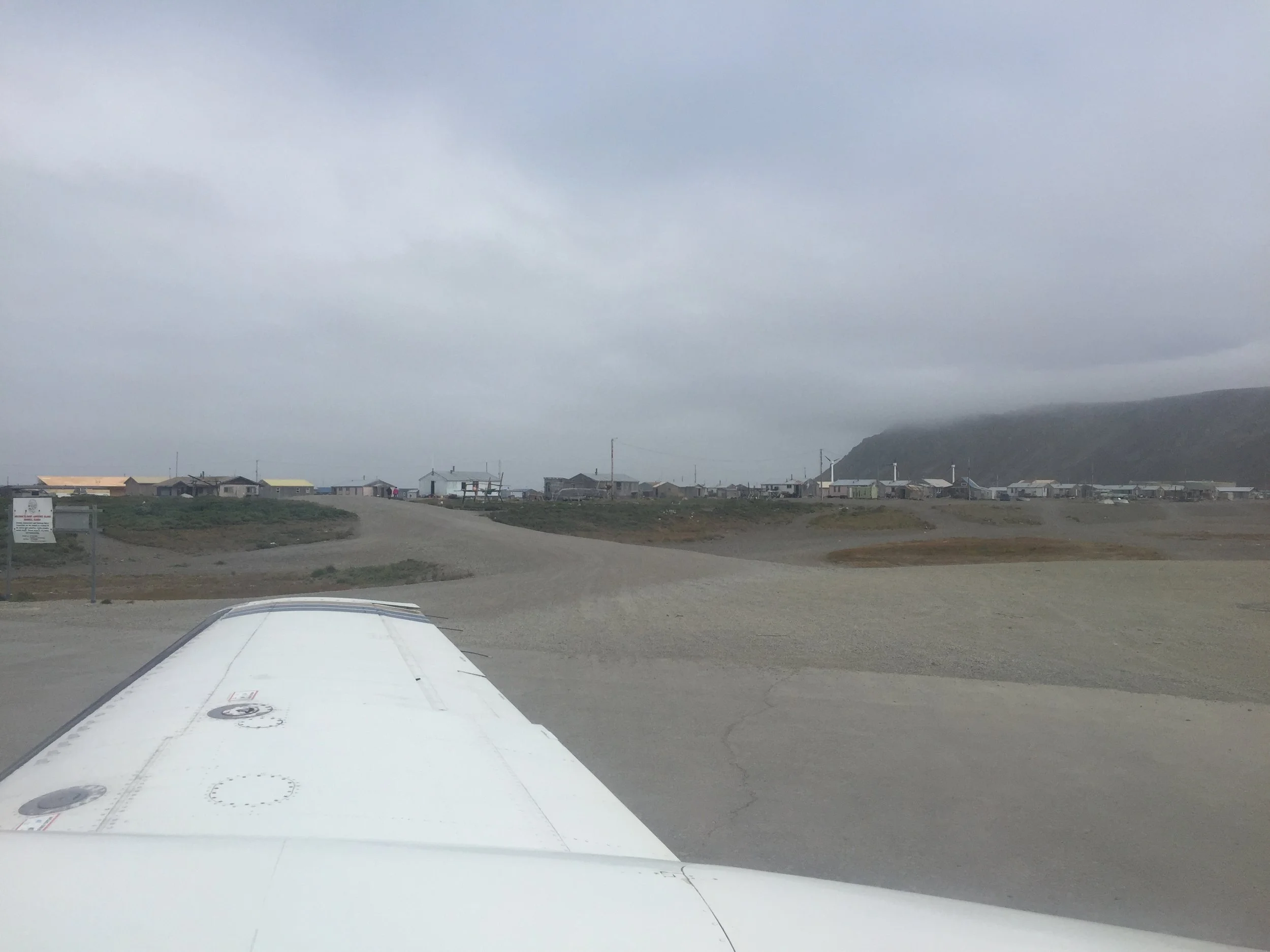 The village of Gambell, Alaska