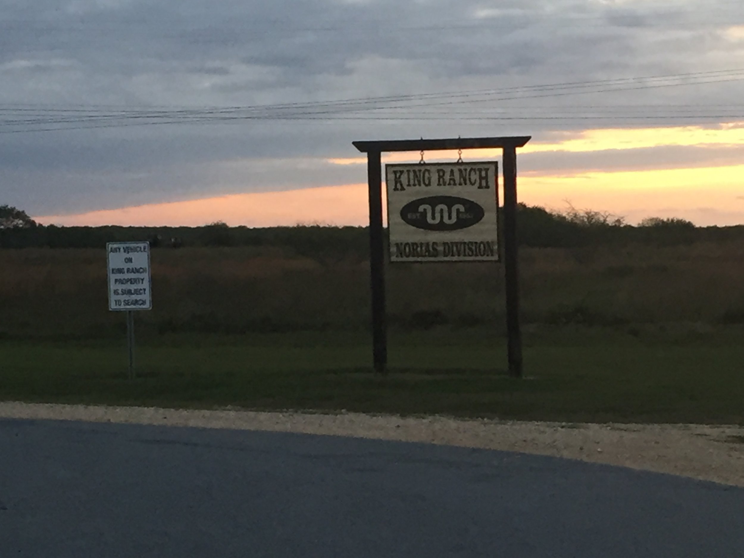 Sunrise at King Ranch
