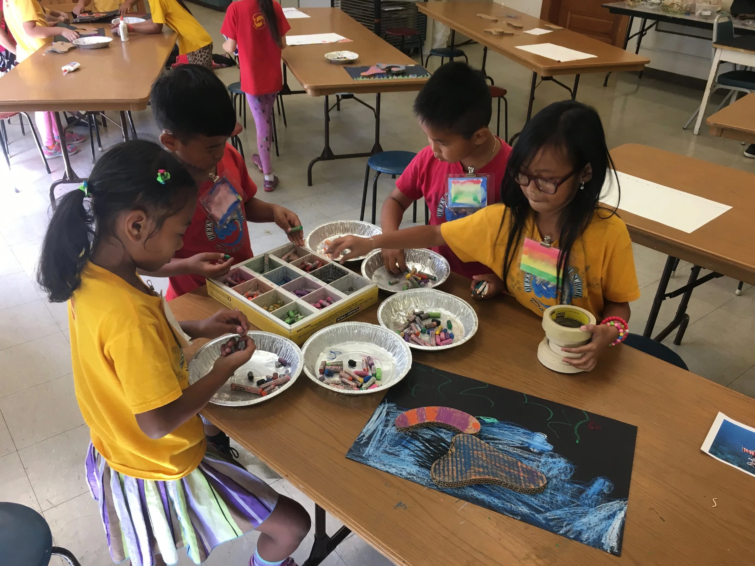 HMoAS: Make-your-own-fish art activity after learning about "ADAPTATION, changes in the body to fit a location!"