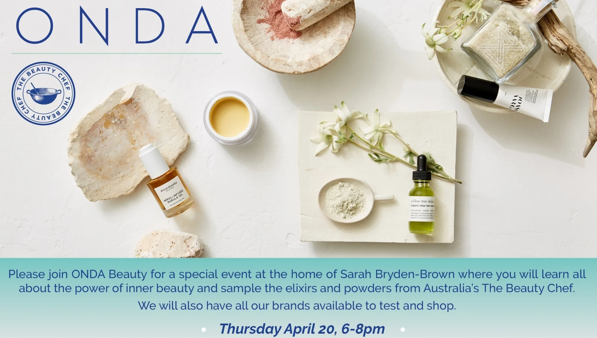 ONDA + THE BEAUTY CHEF PRIVATE SHOPPING EVENT 